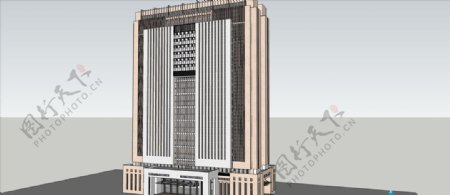 SU办公行政大楼模型图片