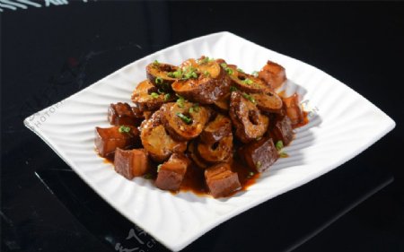 豆腐红烧肉图片