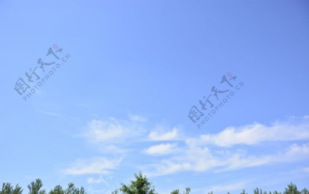 蓝天白云照片图片