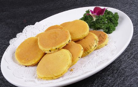 豫菜黄金玉米饼图片