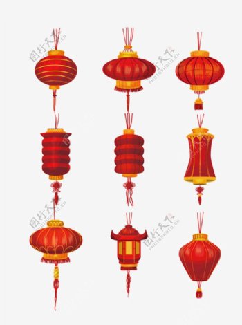 中国风灯笼素材图片