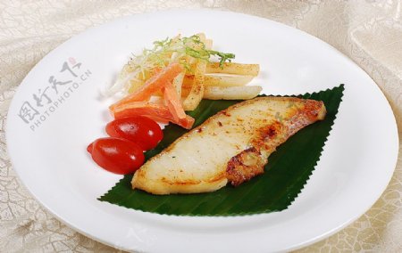 淮扬菜碳烤鳕鱼图片