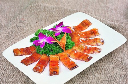 新疆菜碳烤鳗鱼图片