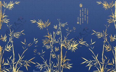竹子中国风背景图片