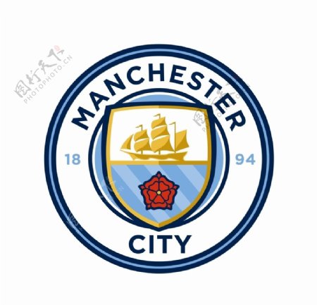 曼彻斯特城足球俱乐部logo图片