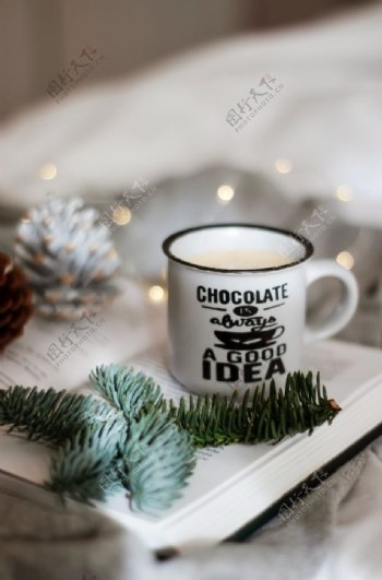 圣诞咖啡素材图片