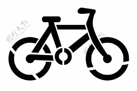 自行车喷漆模板图片