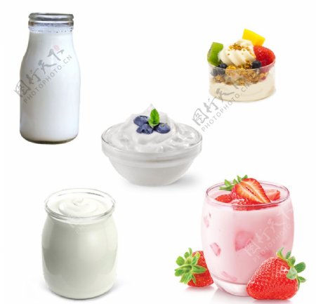酸奶图片