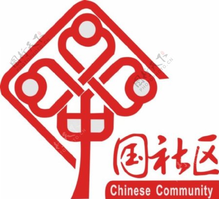 中国社区标志3D模型