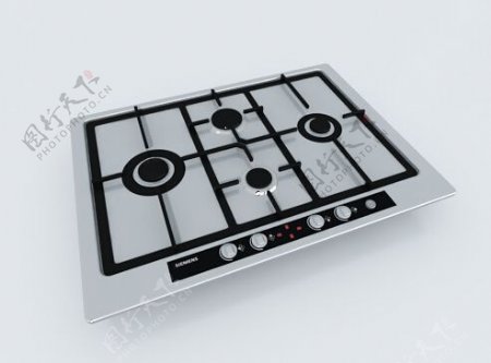 厨房灶台3d模型下载