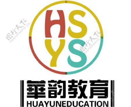 华韵教育logo标志图片