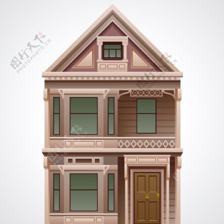 豪宅别墅房屋建筑模型图片