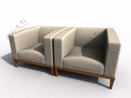 现代家具3DMAX模型之沙发086