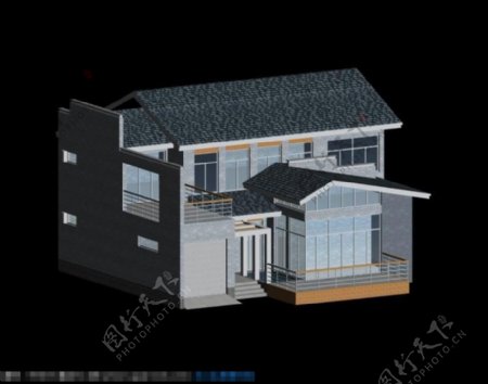 别墅3d设计模型