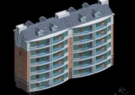 3D现代建筑模型设计