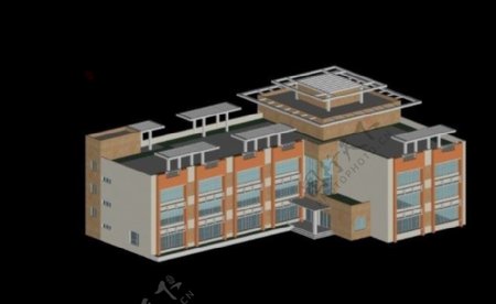 现代办公楼3d模型