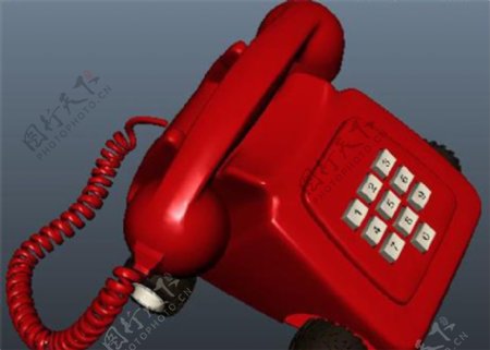 红色电话游戏模型