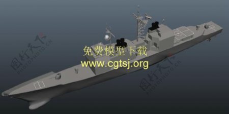 驱逐艇战争游戏模型