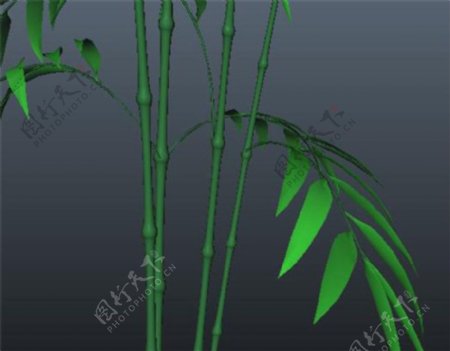 绿竹游戏模型素材
