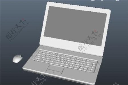 笔记本电脑游戏模型素材