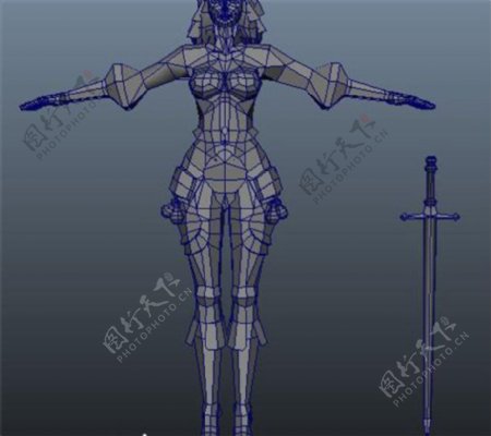 剑姬游戏模型素材