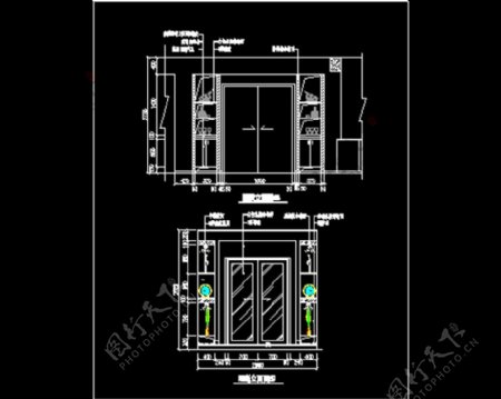 门CAD图纸