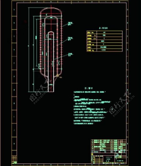 消音器装配图CAD图纸