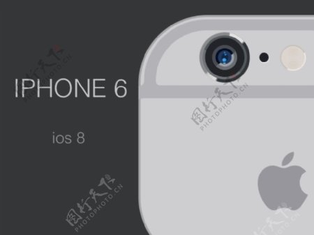 Iphone6相机部位特写UI界面