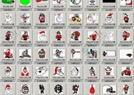 800余种圣诞节矢量素材pscdflash通用支持acd预览图片