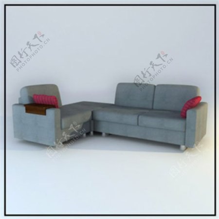 简洁沙发3模型素材