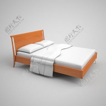 俄罗斯家具床3D模型素材