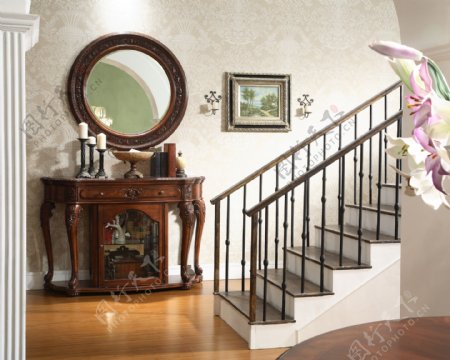 楼梯一角图片
