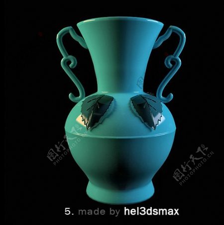 瓷质花瓶