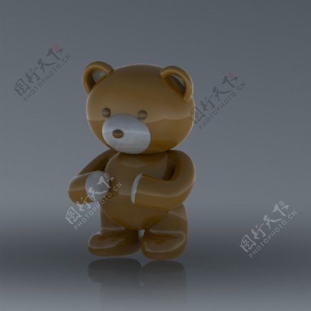 熊宝宝玩具3D模型