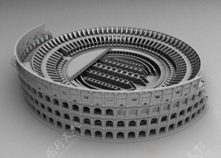 罗马竞技场模型