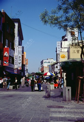 汉城的街道图片