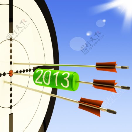 2013个目标显示业务计划的预测