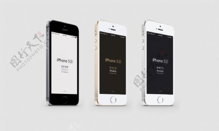 iPhone5s手机平面图PSD