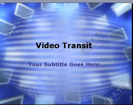 视频运输PPT模板