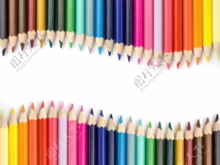 彩色铅笔世界PPT模板