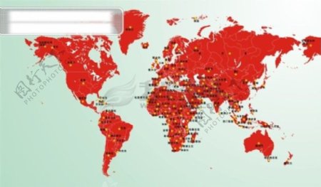 矢量世界地图CDR格式