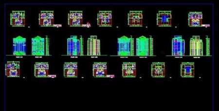 多层单元式住宅楼建筑施工图