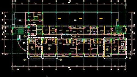 高级病房楼装修CAD施工图素材24