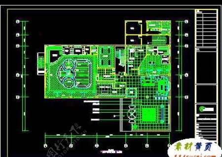 洗浴中心装修施工图纸cad详图素材20080725更新43