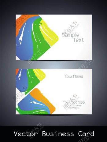 SqmpleText水彩创意卡片设计素材