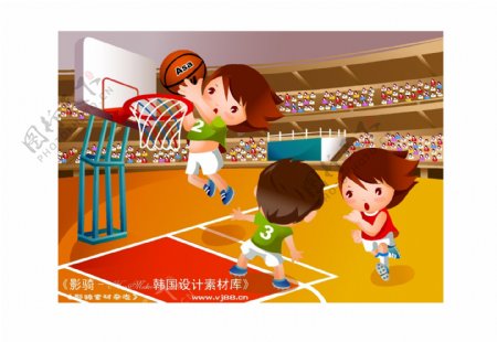 儿童运动会矢量素材矢量图片HanMaker韩国设计素材库