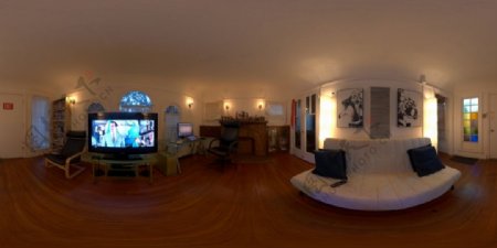 HDR起居室环境贴图