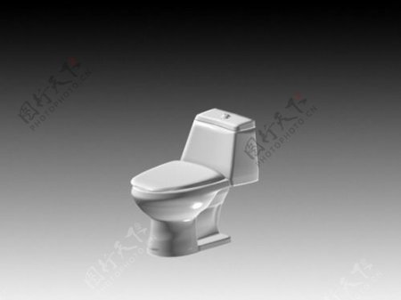 坐便器3d模型3D卫生间用品模型24