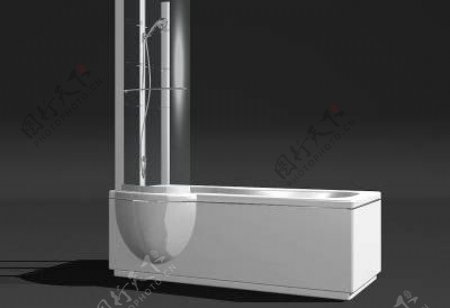 浴缸3d模型卫生间用品模型44