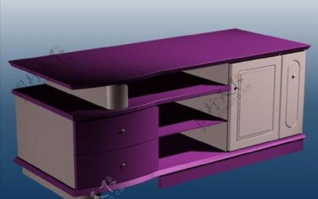 室内装饰酒吧家具电视柜043D模型